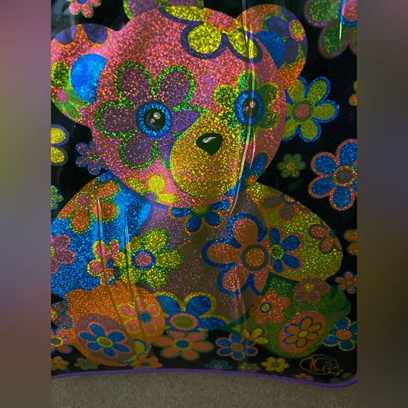 Lisa Frank teddy bear binder zip up - Picture 2 of 8
